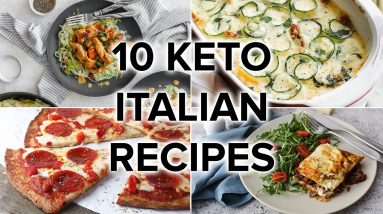 10 Keto Italian Food Recipes [Pasta, Pizza, and Dessert]
