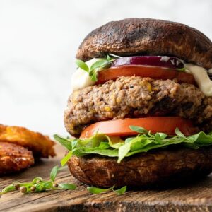 Keto Portobello Burger Buns [Low-Carb Bun Replacement]