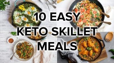 10 Easy Keto Skillet Meals [Simple Dinner Meal Prep Ideas]