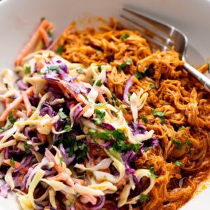 Keto BBQ Pulled Chicken [Low-Carb Crockpot Recipe]
