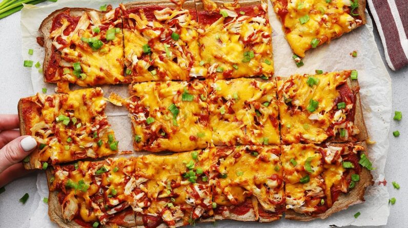 Keto Dairy-Free BBQ Chicken Pizza [Low-Carb Family Dinner Recipe]